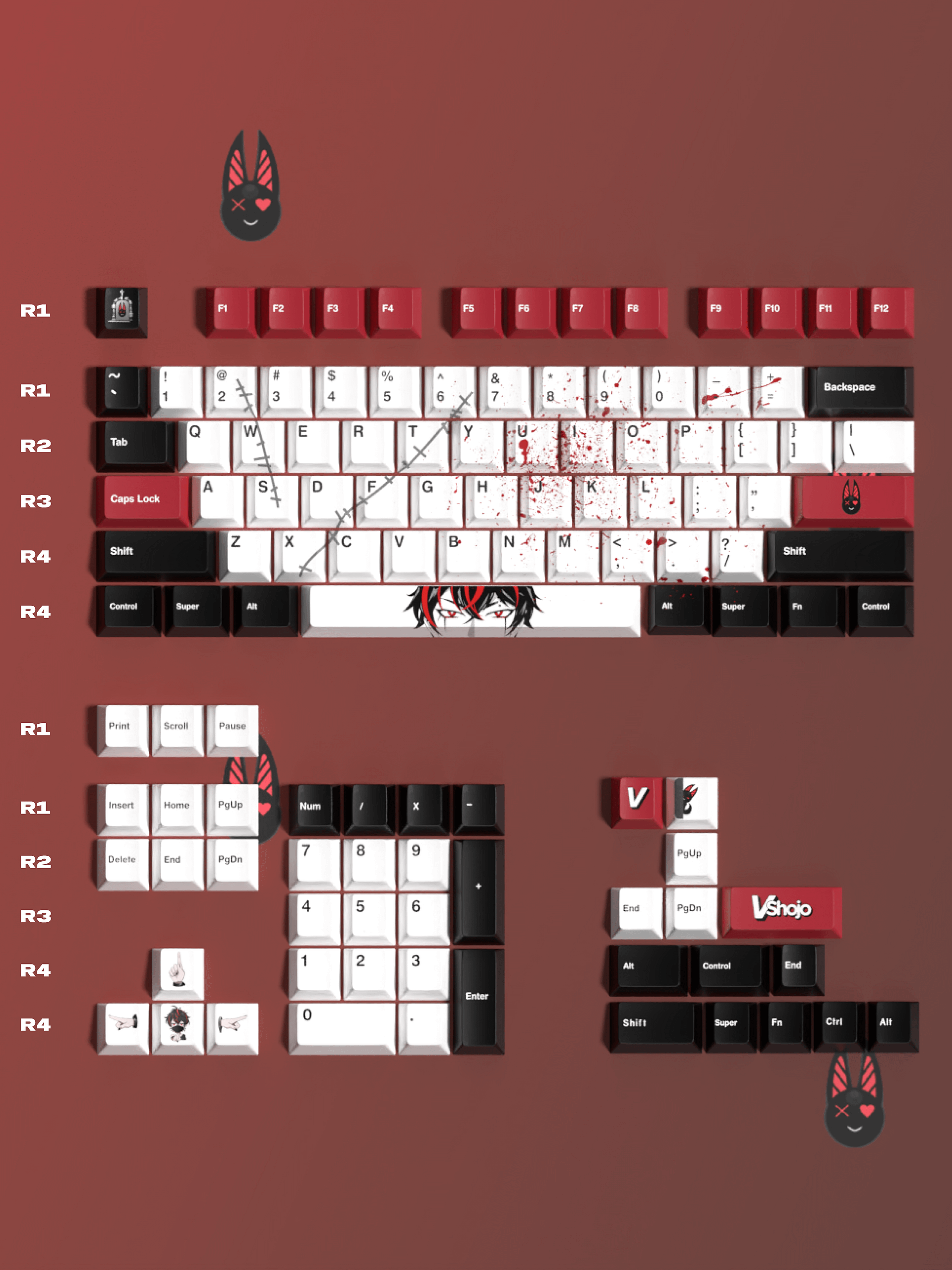 Kuro Keycap Set product image (1)