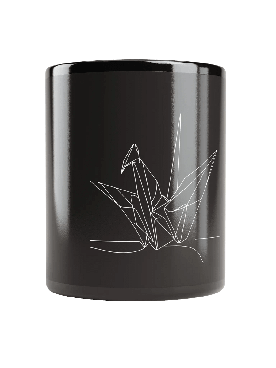 Stylish Origami Crane Line Art Design Elegance Mug product image (9)