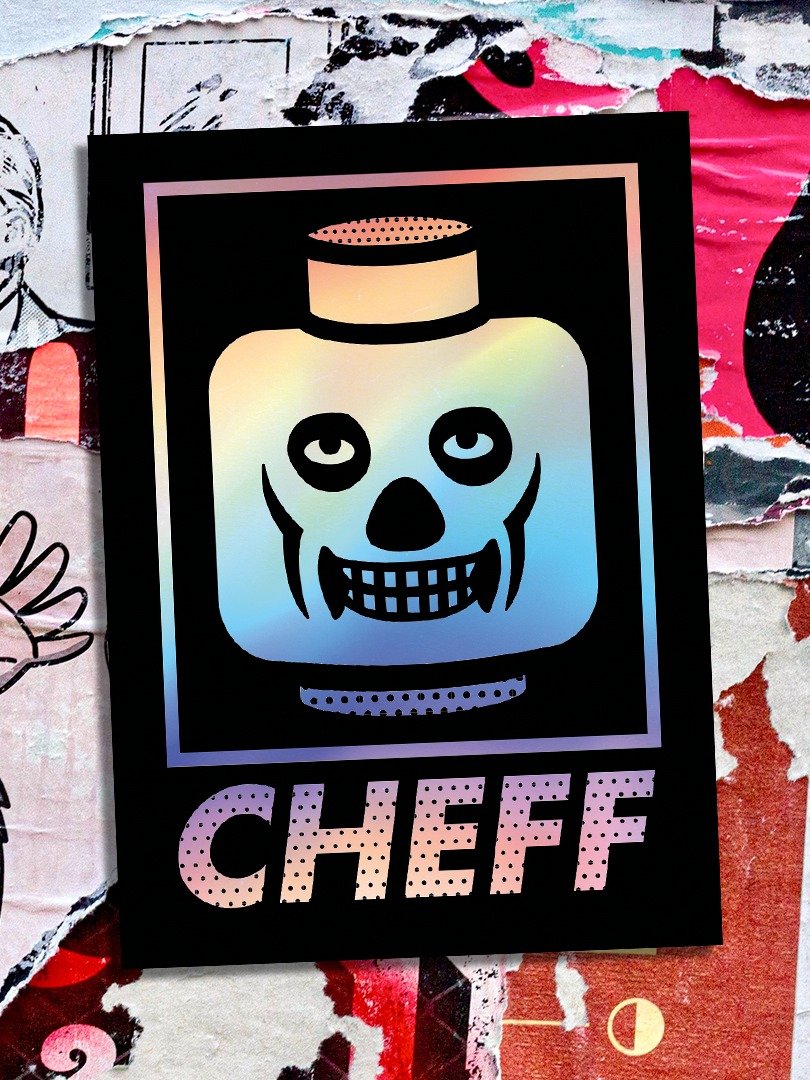 CHEFF HOLOGRAPHIC - Vinyl Sticker product image (1)