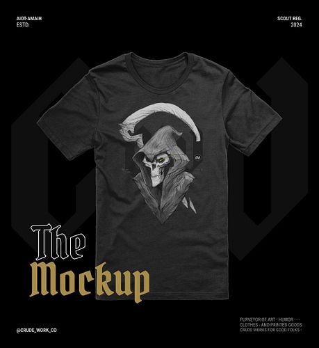 It’s Official! The Grim Reminder design has arrived.
Our vision of the Grim Reaper turned out even more epic in print—details...