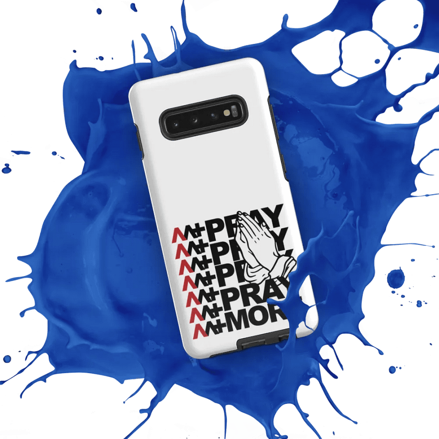 'PRAY MORE' Phone cover product image (11)