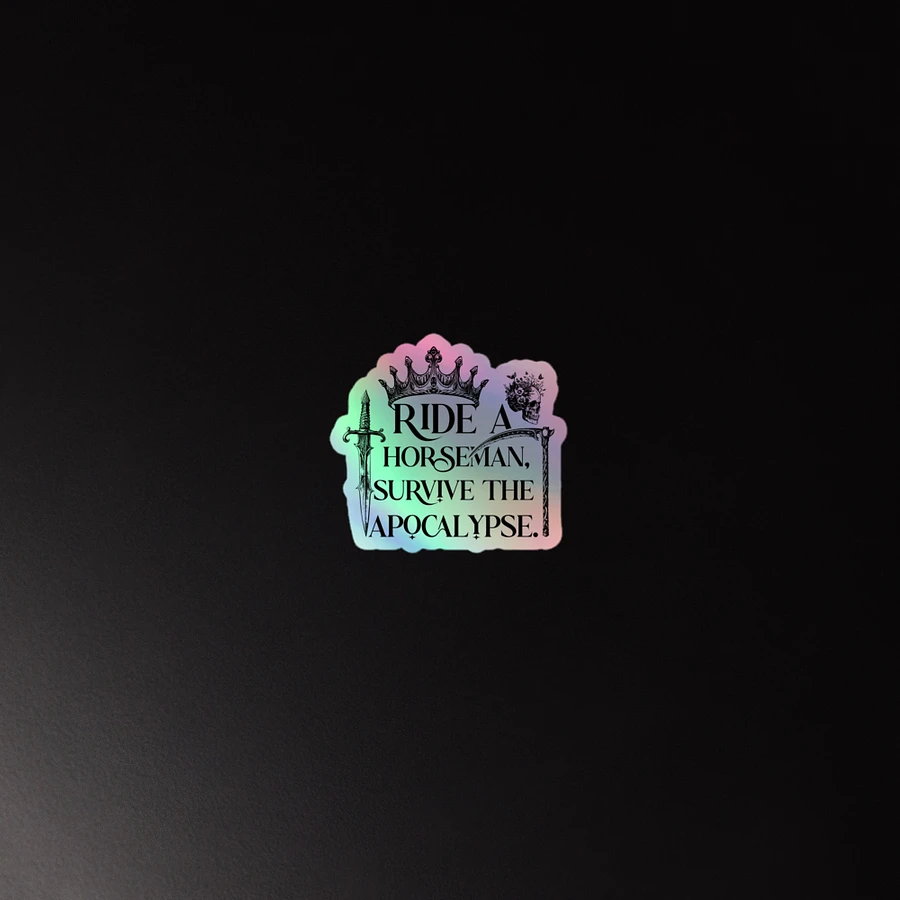 Ride a Horseman Holographic Sticker product image (3)