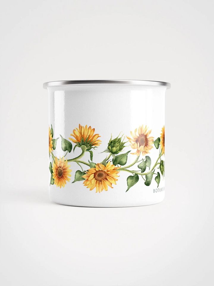 Sunflower Vine Enamel Camping Mug product image (2)