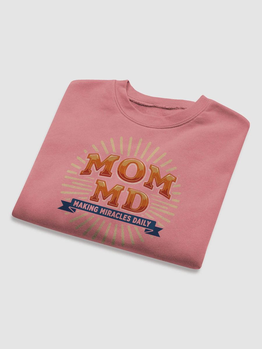 MOM MD Making Miracles Crop Sweatshirt product image (22)