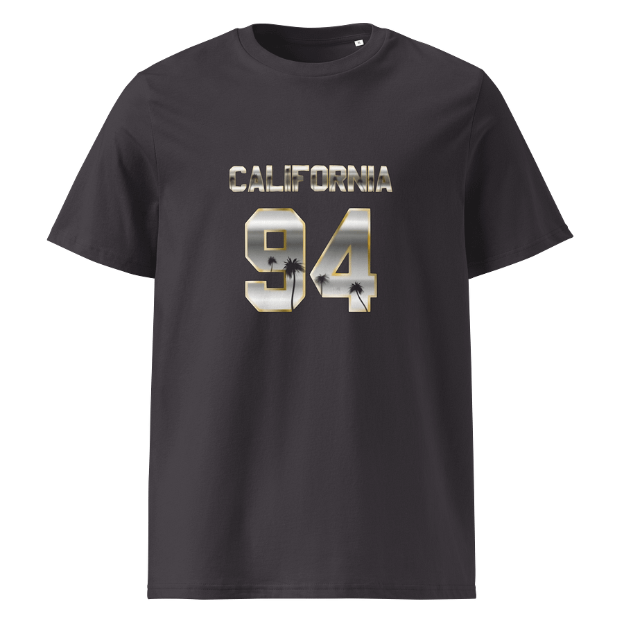 Man T-Shirt California Letter Unisex Organic Ribbed Neck Shirt product image (1)