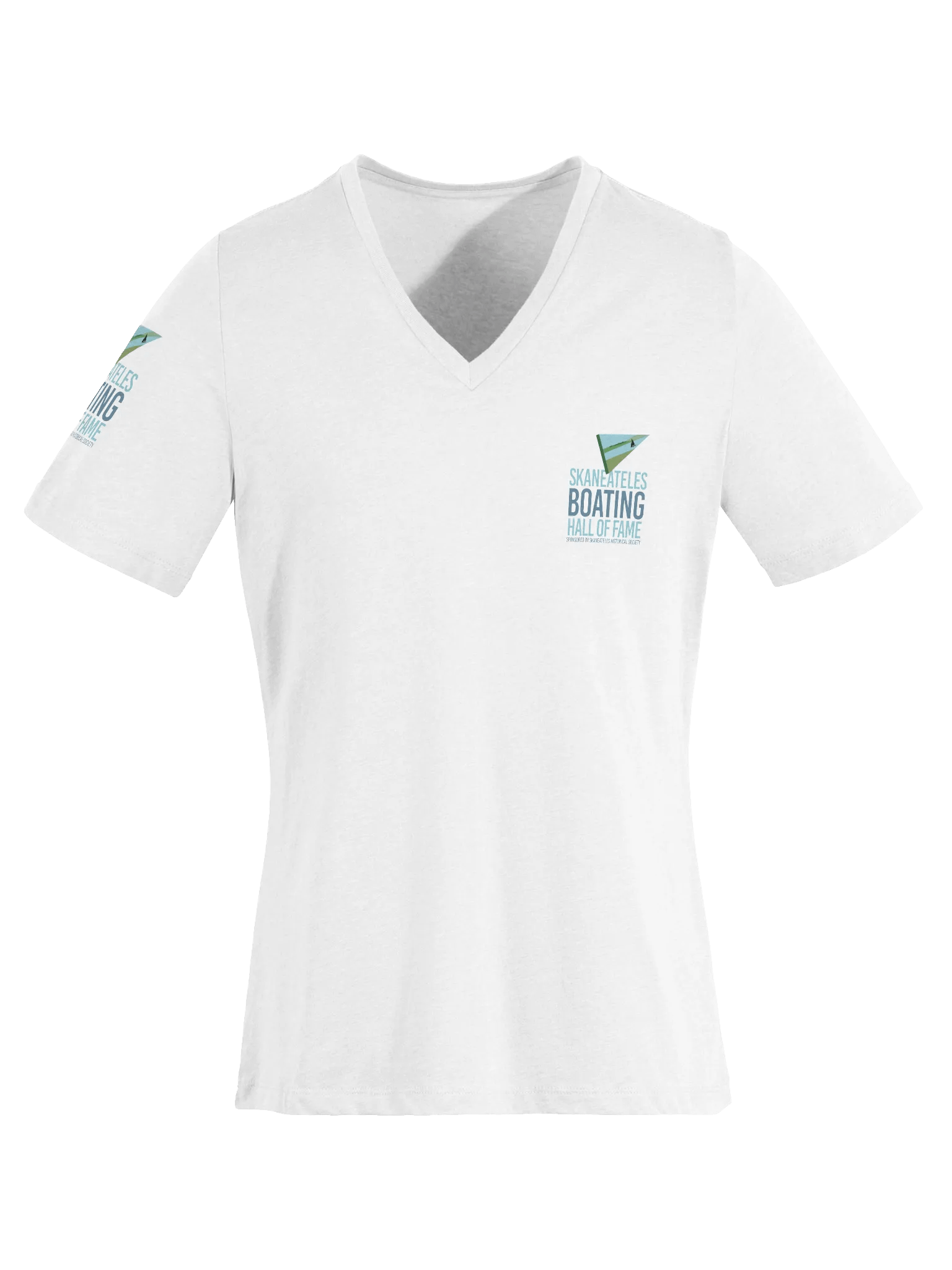 BHOF Sailboat Triangular Logo Women's V-Neck T-Shirt product image (1)