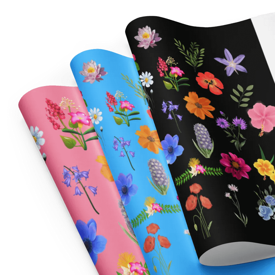 English Flora Wrapping Paper product image (8)