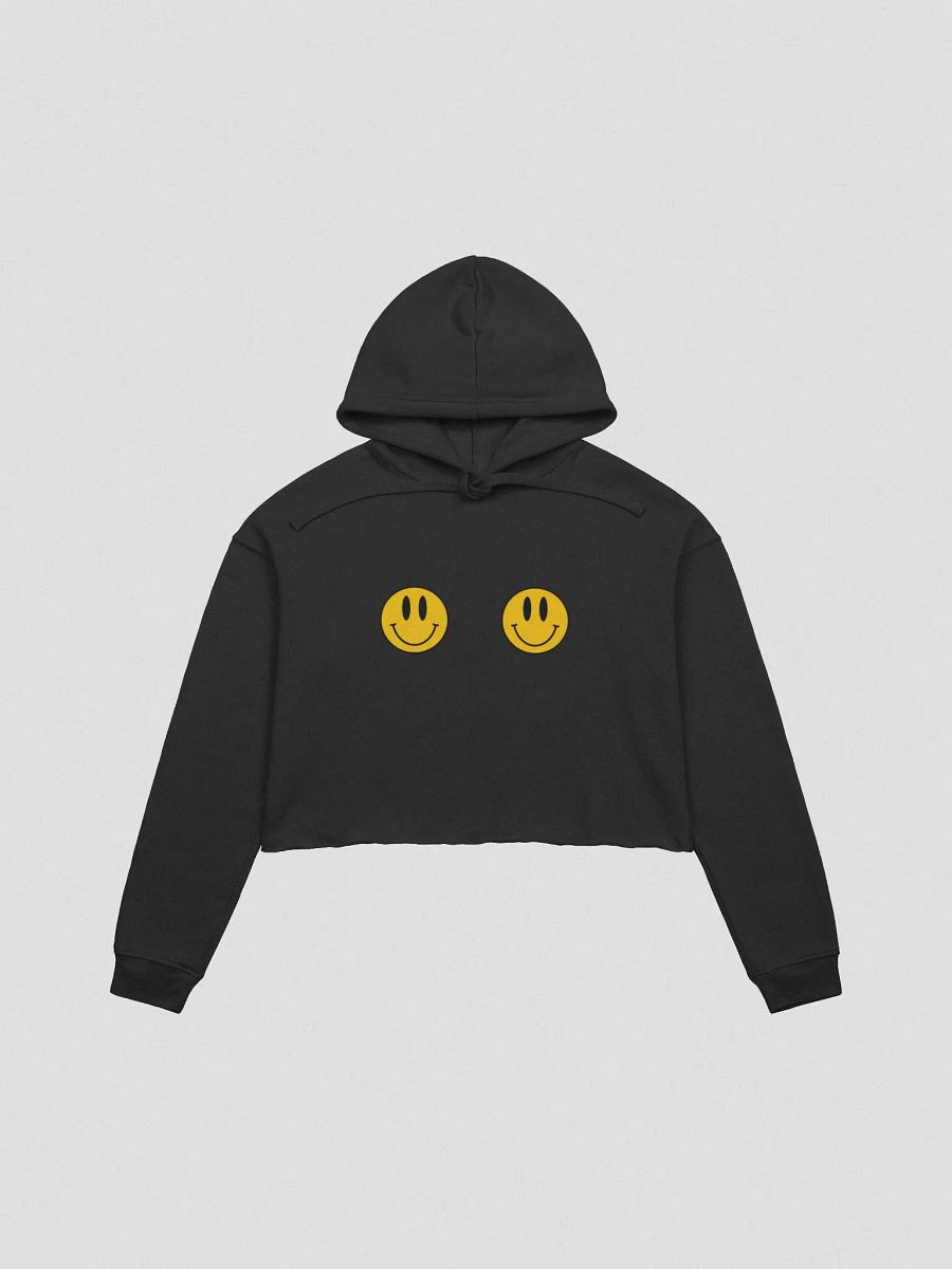 Smiley Cropped Hoodie product image (1)