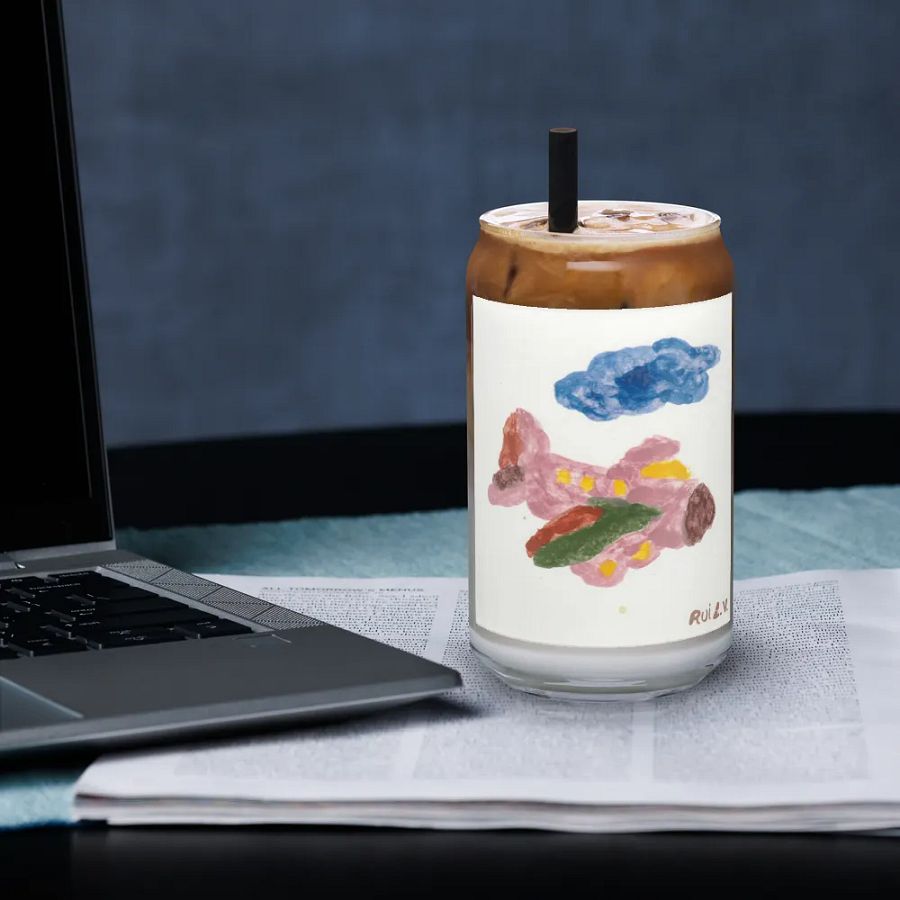 Kid Airplane (Can-Shaped Glass) product image (33)