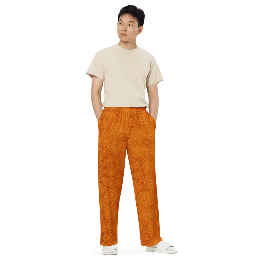 Orange Slices Kaleidoscope Wideleg Pants product image (6)
