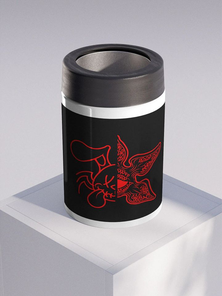 Weirder Stuff Collection - Neon Red Stainless Steel Koozie product image (2)
