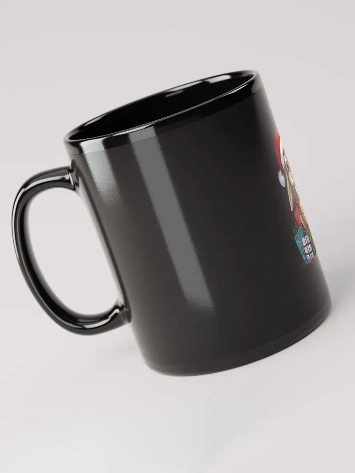 Festive Bunny Black Glossy Mug product image (2)