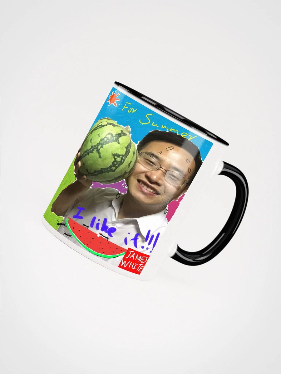Ceramic Mug with Color Inside: watermelon product image (7)