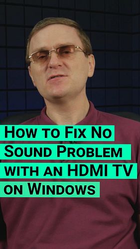 What to Do If You Connected a TV via HDMI and There’s Zero Audio
#HDMIFix #NoSoundFix #ComputerToTV #TechTroubleshooting #HDM...