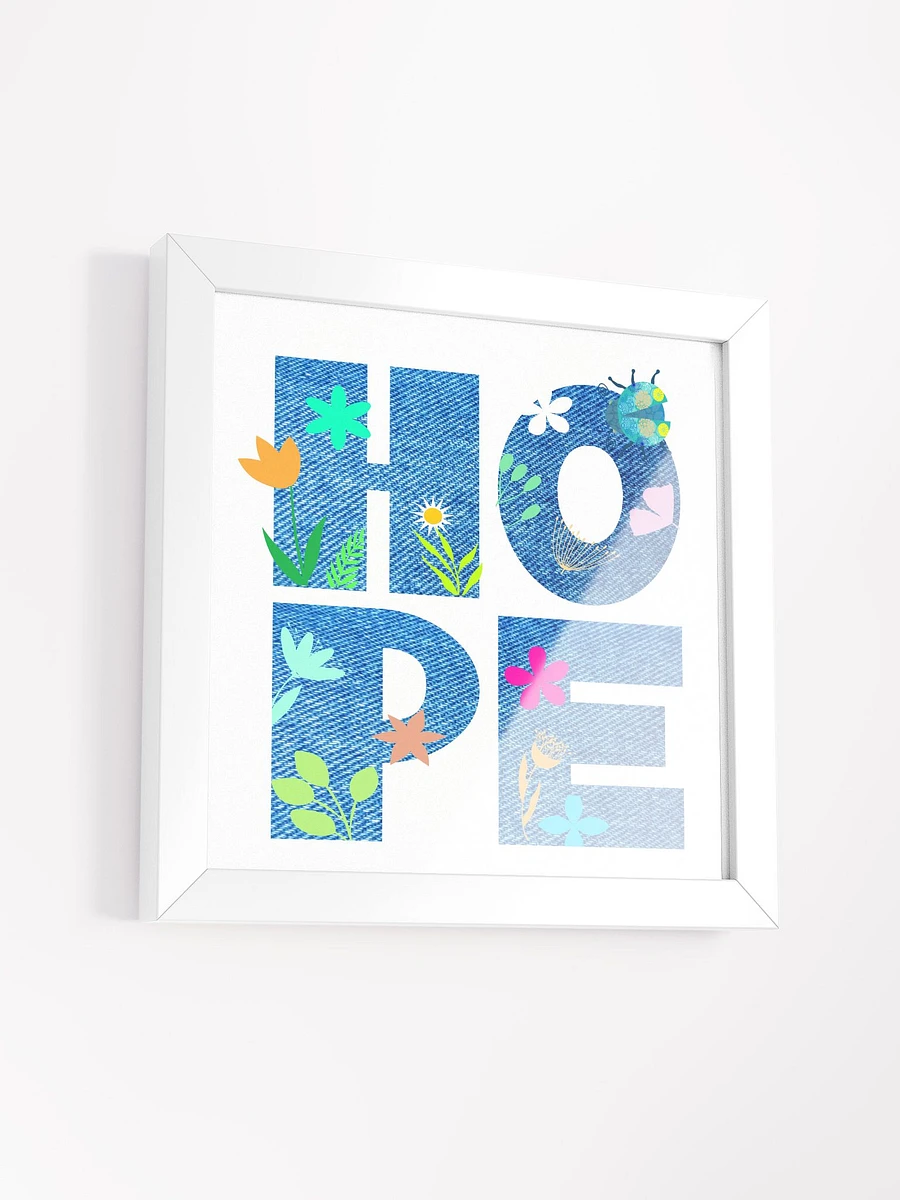 HOPE Typography Flower Filled with Denim Background product image (43)