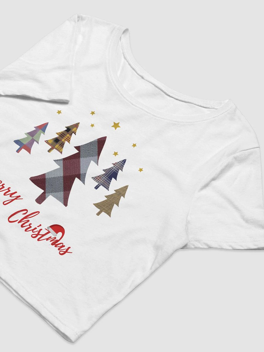 Happy Holidays in Christmas Women's Crop Baby Tee product image (5)