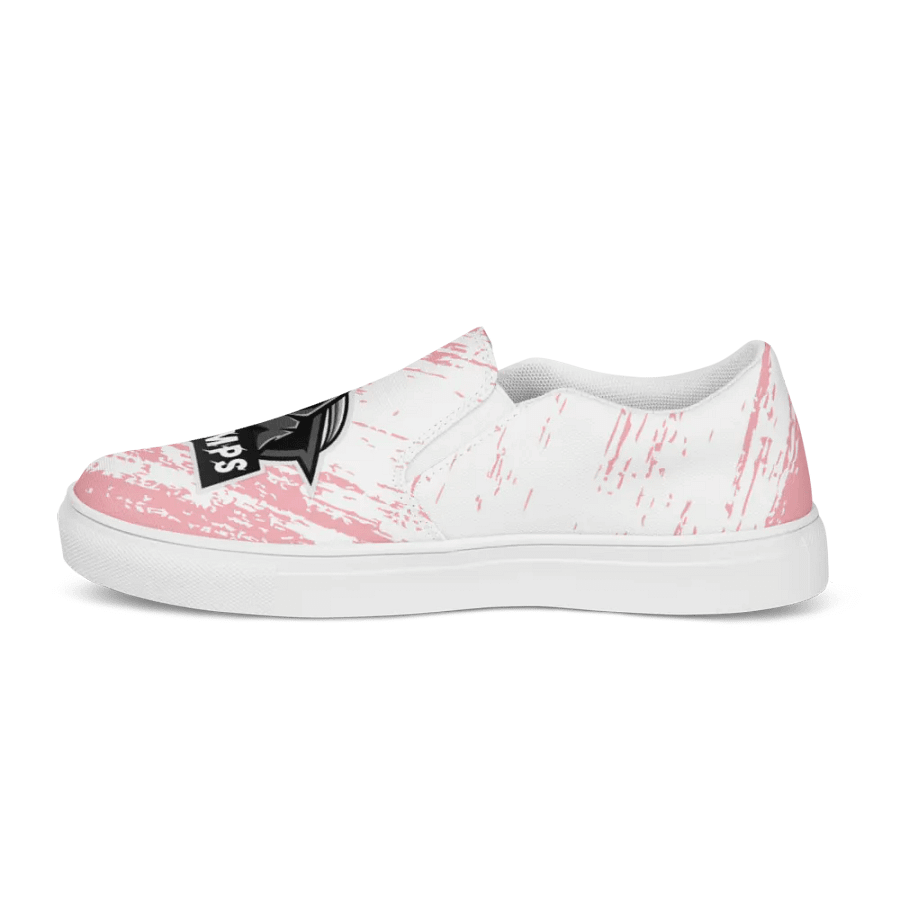 Women's Slip-On Canvas Shoes OneVamps Pink-White product image (11)