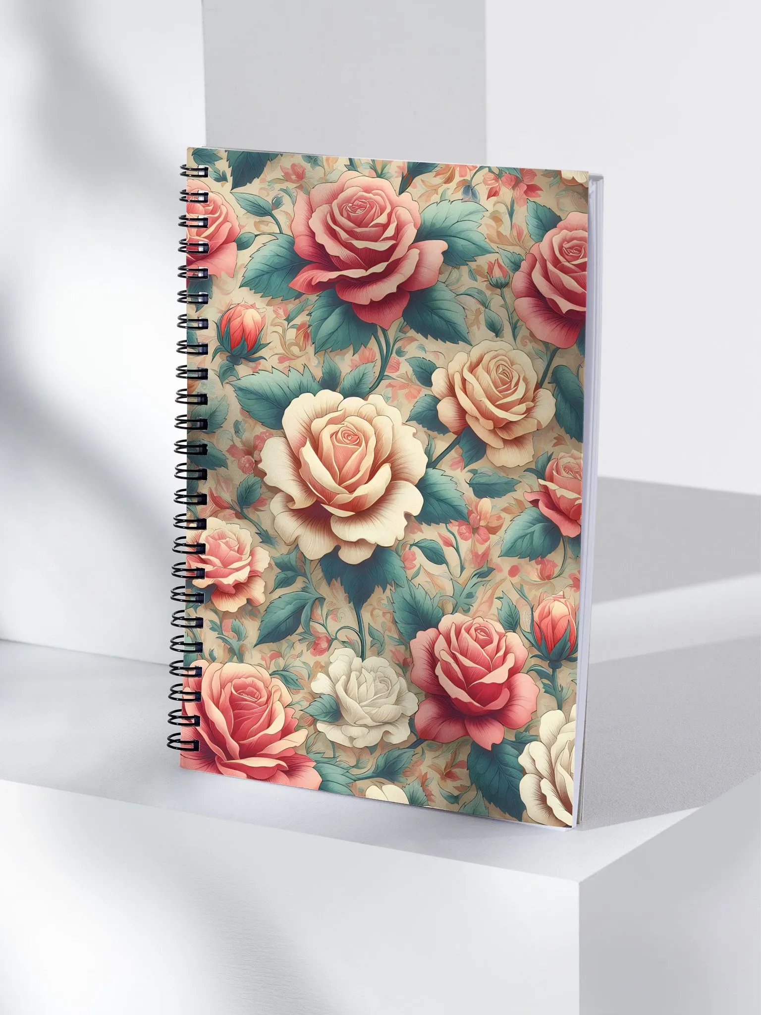 Royal Floral Spiral Notebook product image (4)