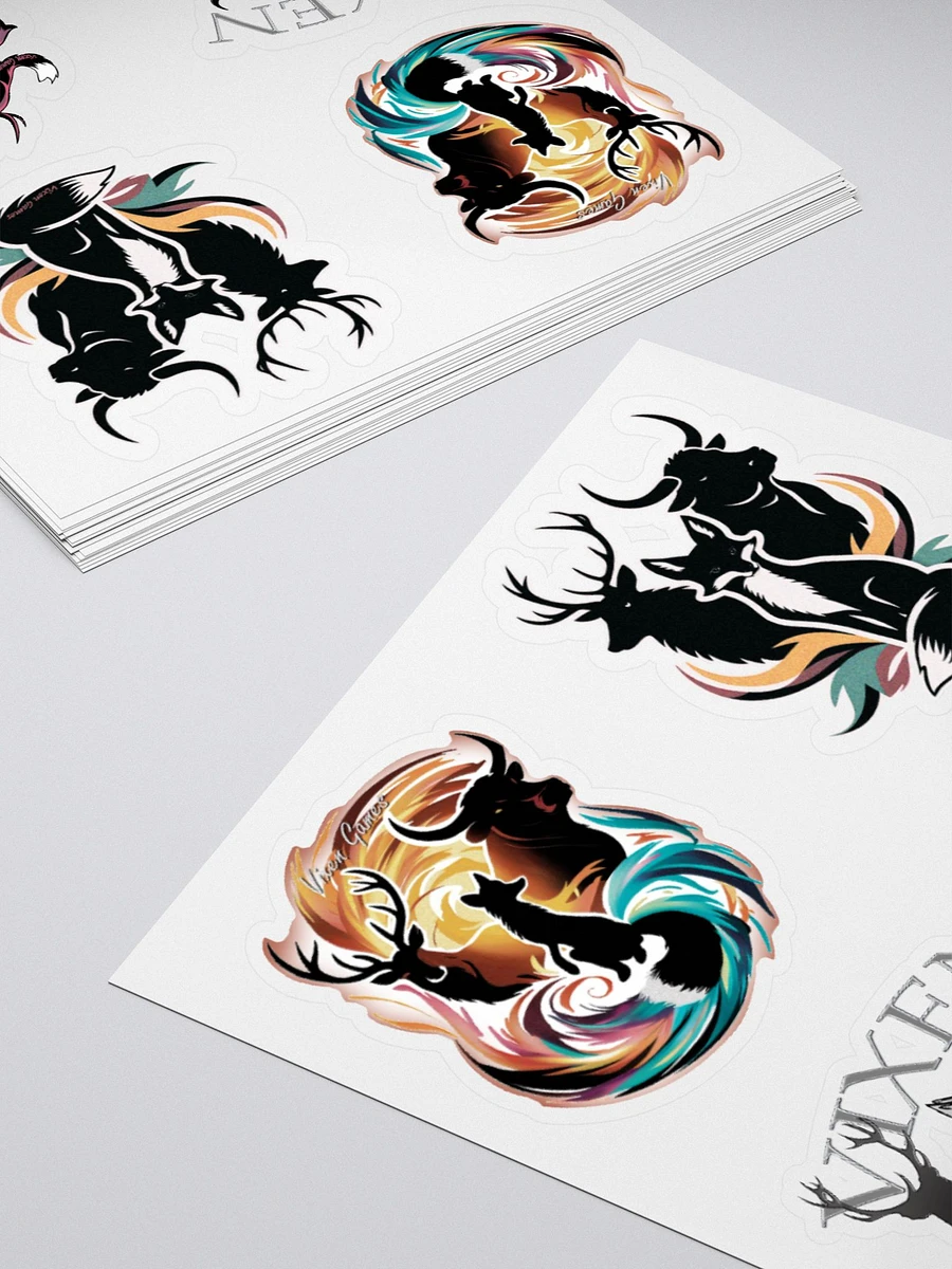 Vixen Games Vixen Stag and Bull Vinyl stickers four design sheet. product image (12)