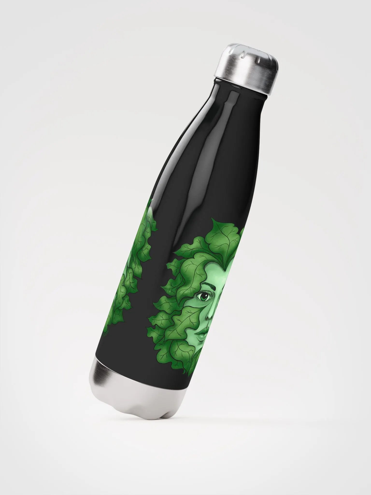 Green Goddess Stainless Steel Water Bottle product image (3)