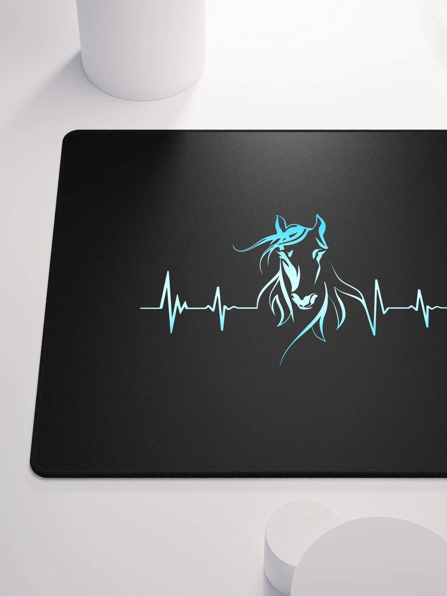 Horse Heartbeat Gaming Mouse Pad product image (6)