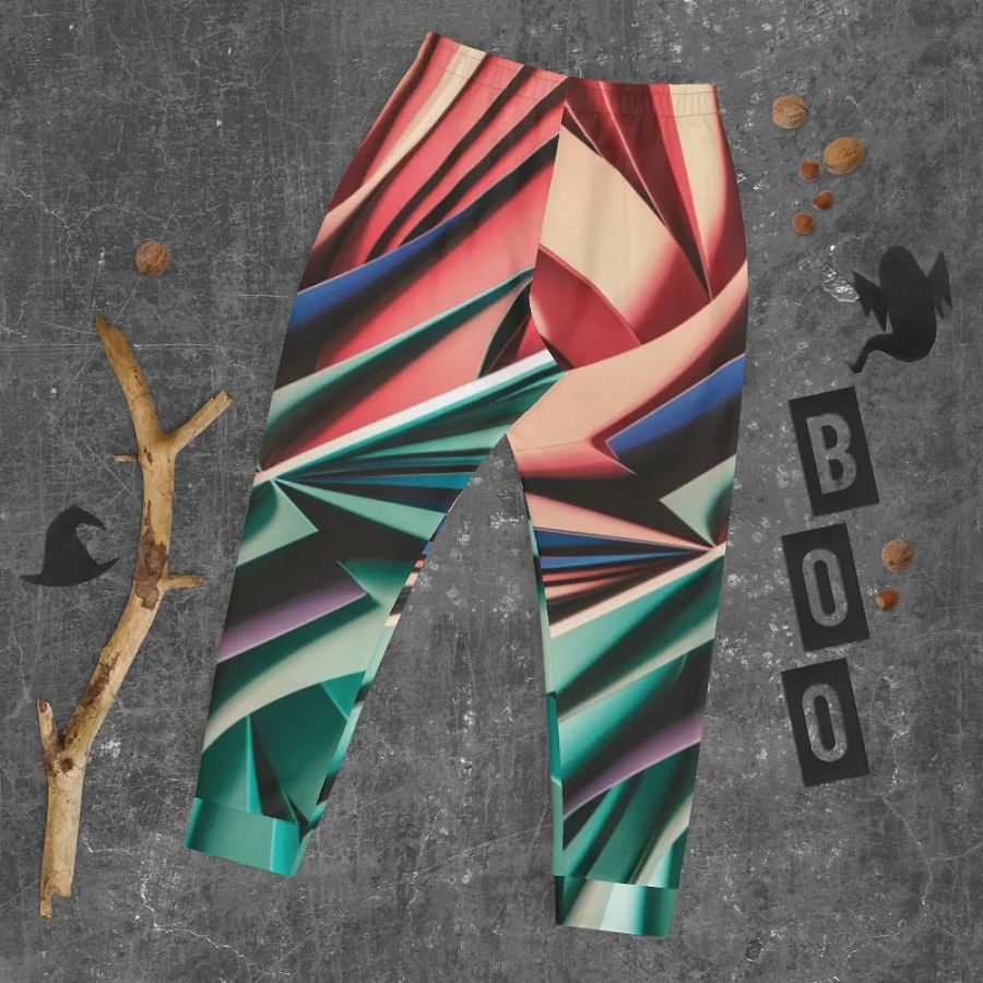 Abstract Geometric Recycled Men's Joggers in Vibrant Colors (XS-3XL) product image (9)