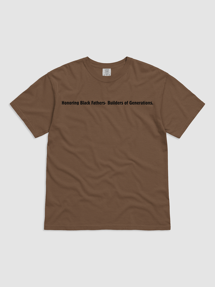 Honoring Black Fathers: Heavyweight Cotton T-Shirt product image (4)