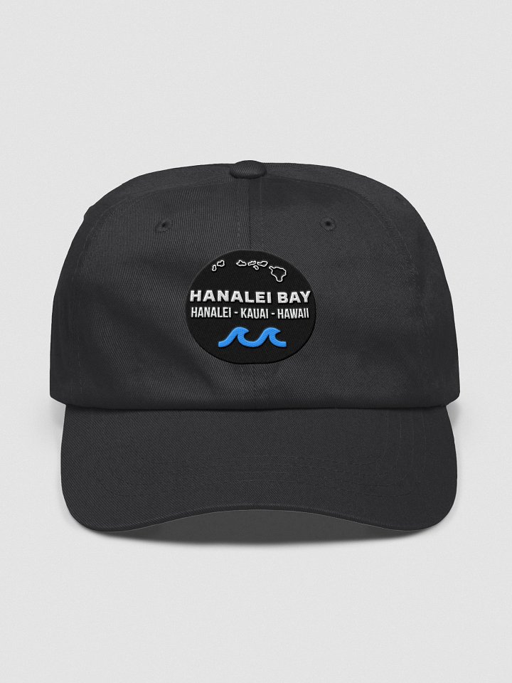 Hanalei Bay, Kauai Hawaii - White Logo - Classic Dad Hat product image (1)