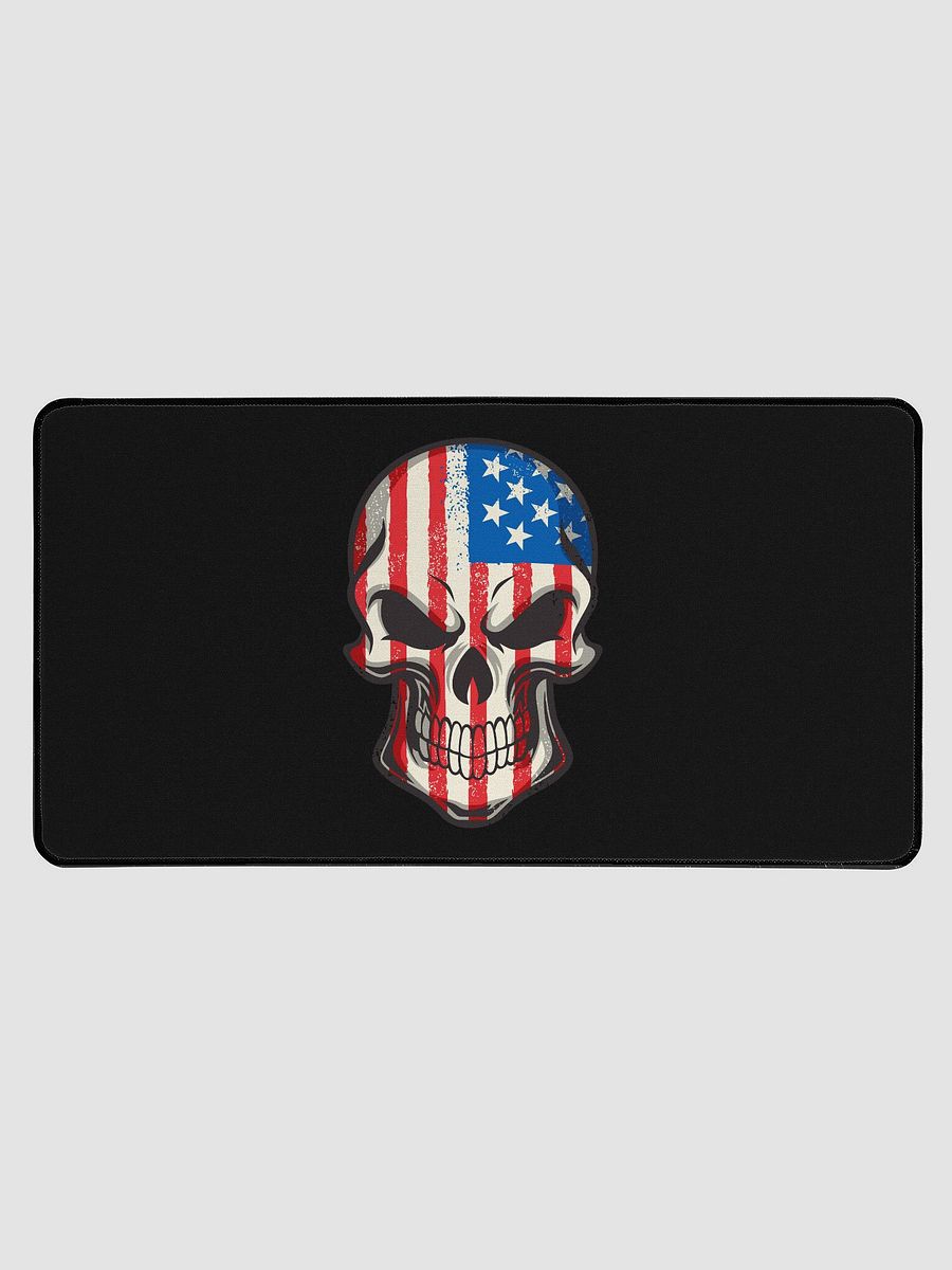 Patriotic Skull Desk Mat product image (1)