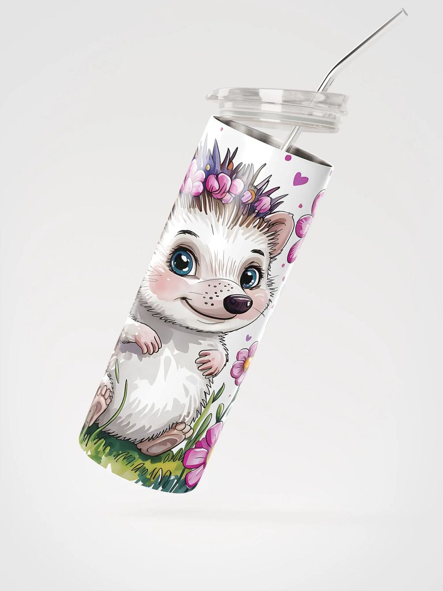 Whimsical Hedgehog Stainless Steel Tumbler product image (3)