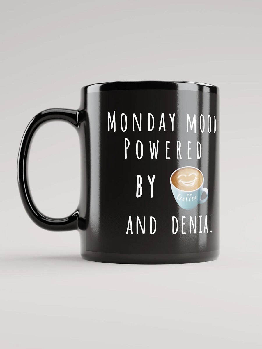 Funny Monday Mood Coffee black glossy Mug product image (6)