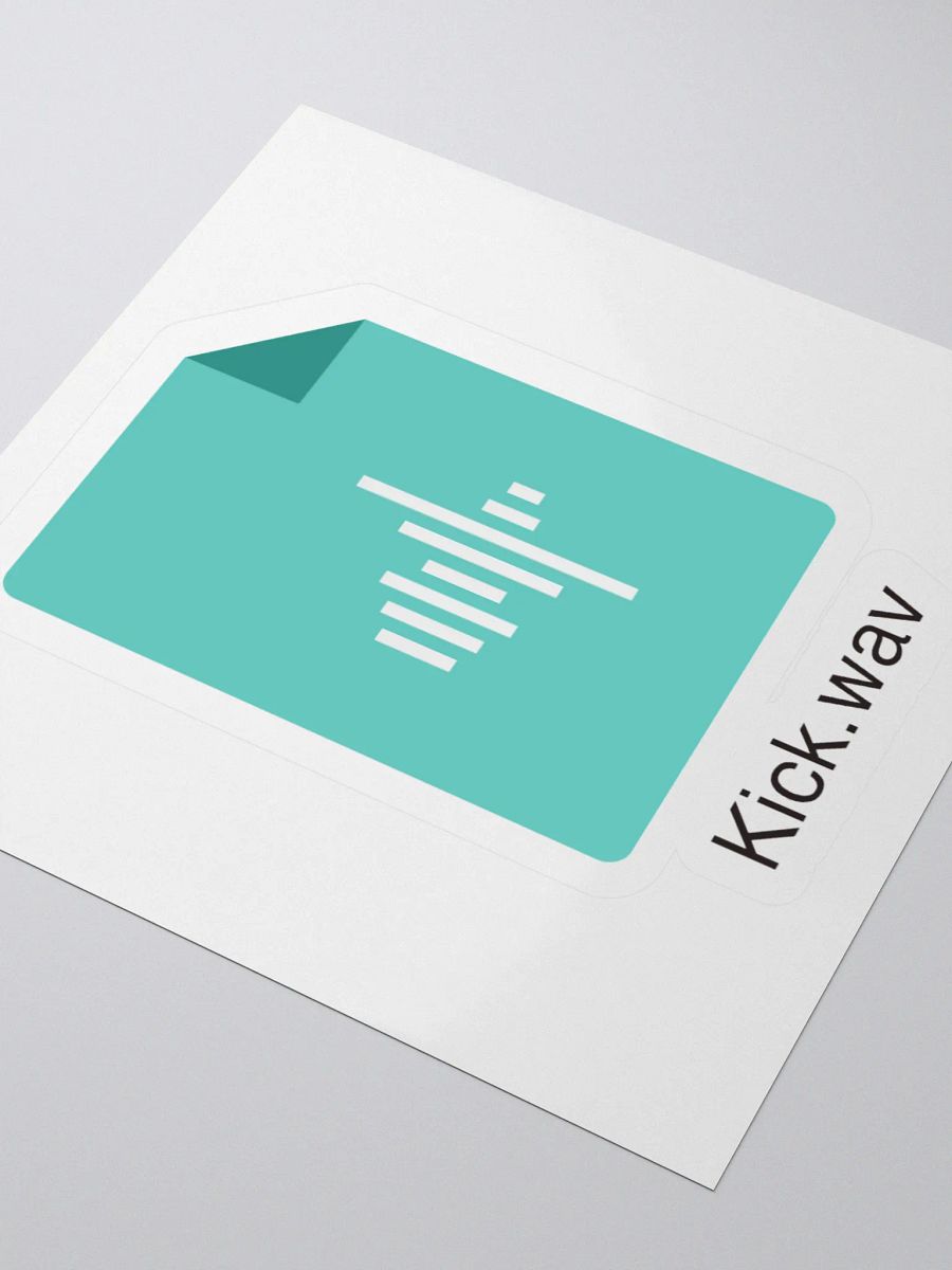 Kick.wav Sticker product image (8)