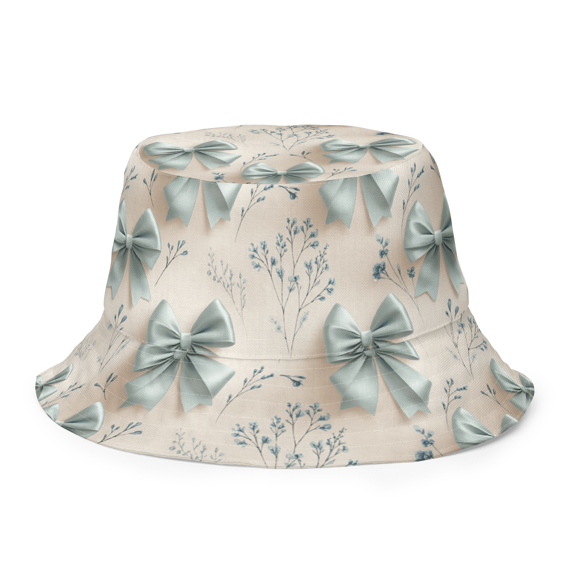 Reversible Bucket Hat – Something Blue Bows product image (2)