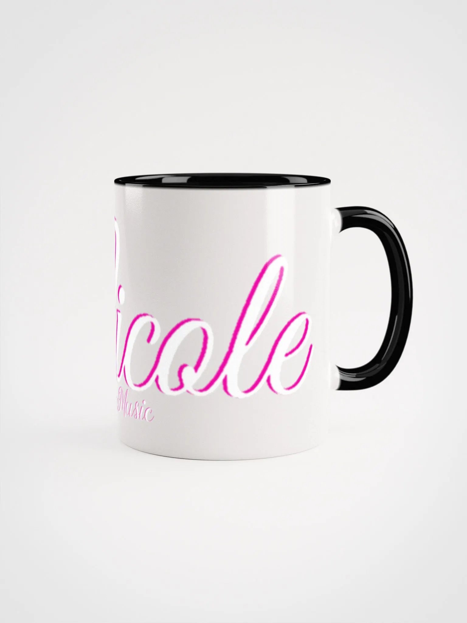 Nicole Music Mug White / Black product image (1)