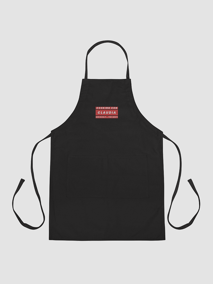 Cooking Con Claudia Embroidered Apron Seriously The Best!!! (RED) product image (2)