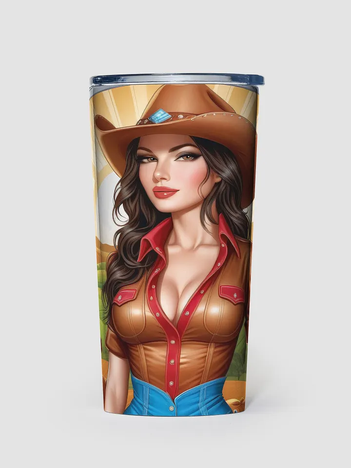 Beautiful Cowgirl 20 oz Stainless Steel Tumbler - V1 product image (1)