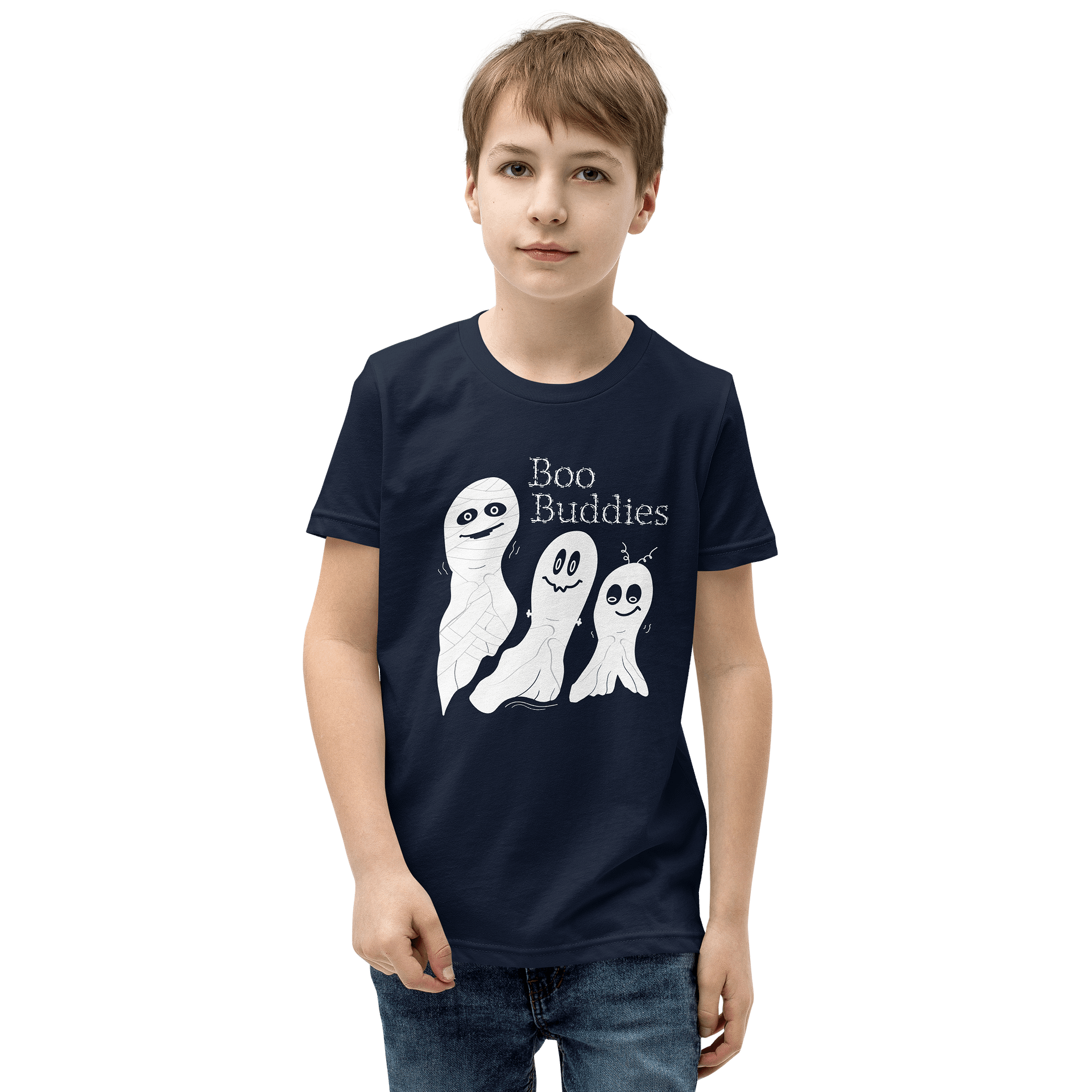 Boo Buddies - Halloween Youth T-Shirt product image (41)