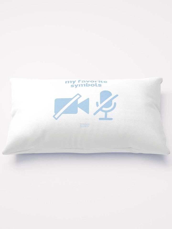 Silent Symbols All-Over Print Pillow product image (1)