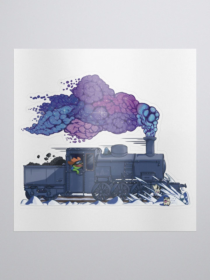 Snowy Train - Kiss Cut Sticker (EU/US) product image (1)