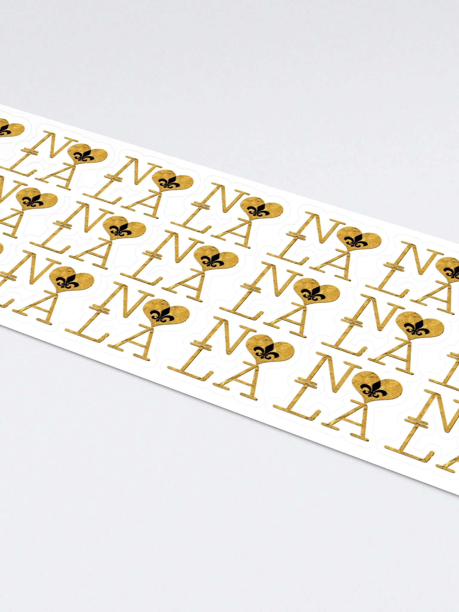 I LOVE NOLA **LEGACY STICKER** (GOLD WRAP FULL LONG) product image (4)