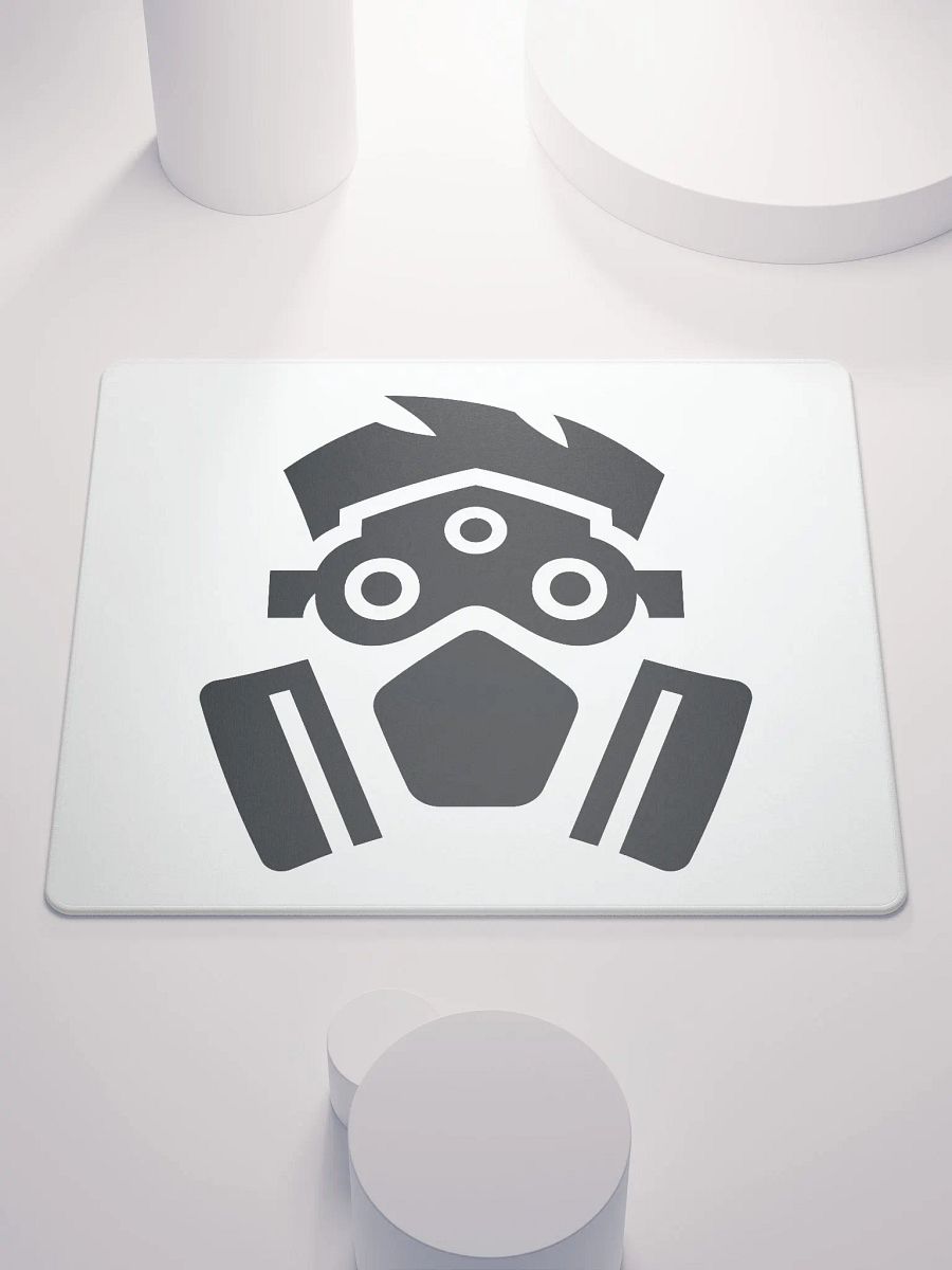 Minimalistic Gas Mask Mouse Pad product image (1)
