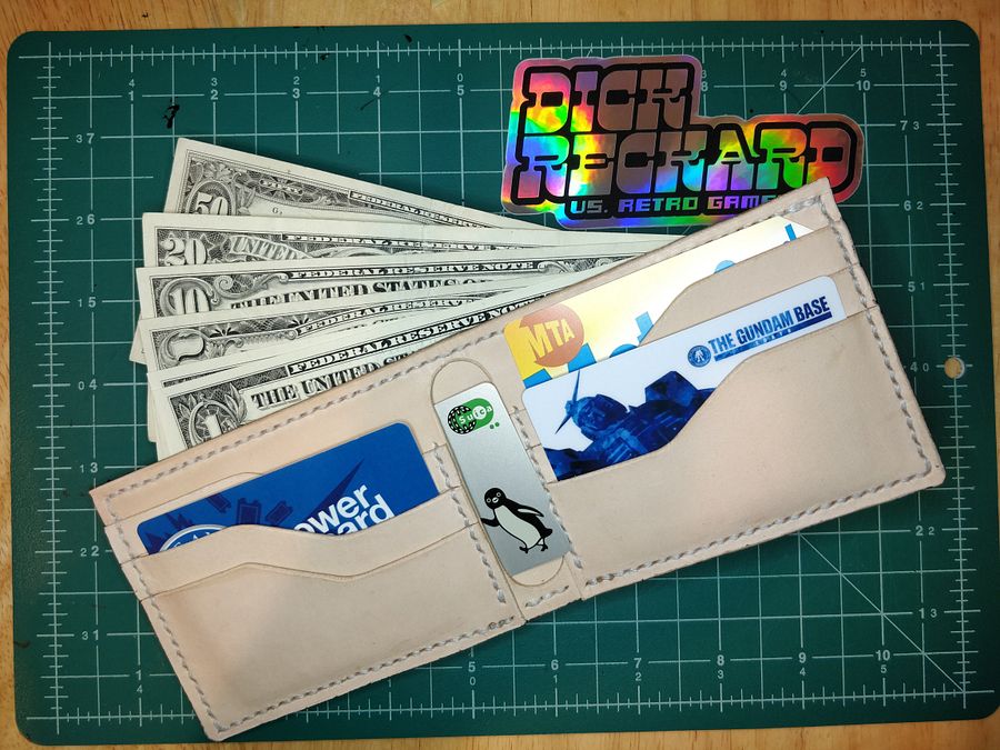 Navy Blue Billfold Wallet V4.0 0A product image (6)