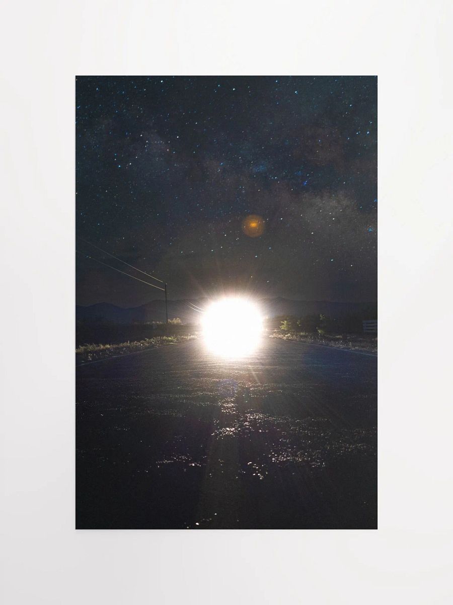 Car Light Star Light Paper Poster product image (4)