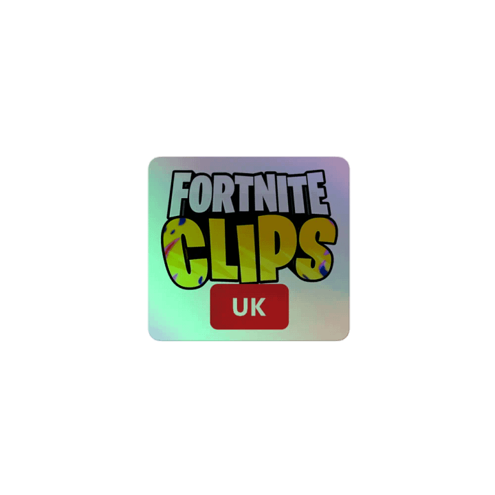 FORTNITE CLIPS Holographic Sticker Sheet product image (2)