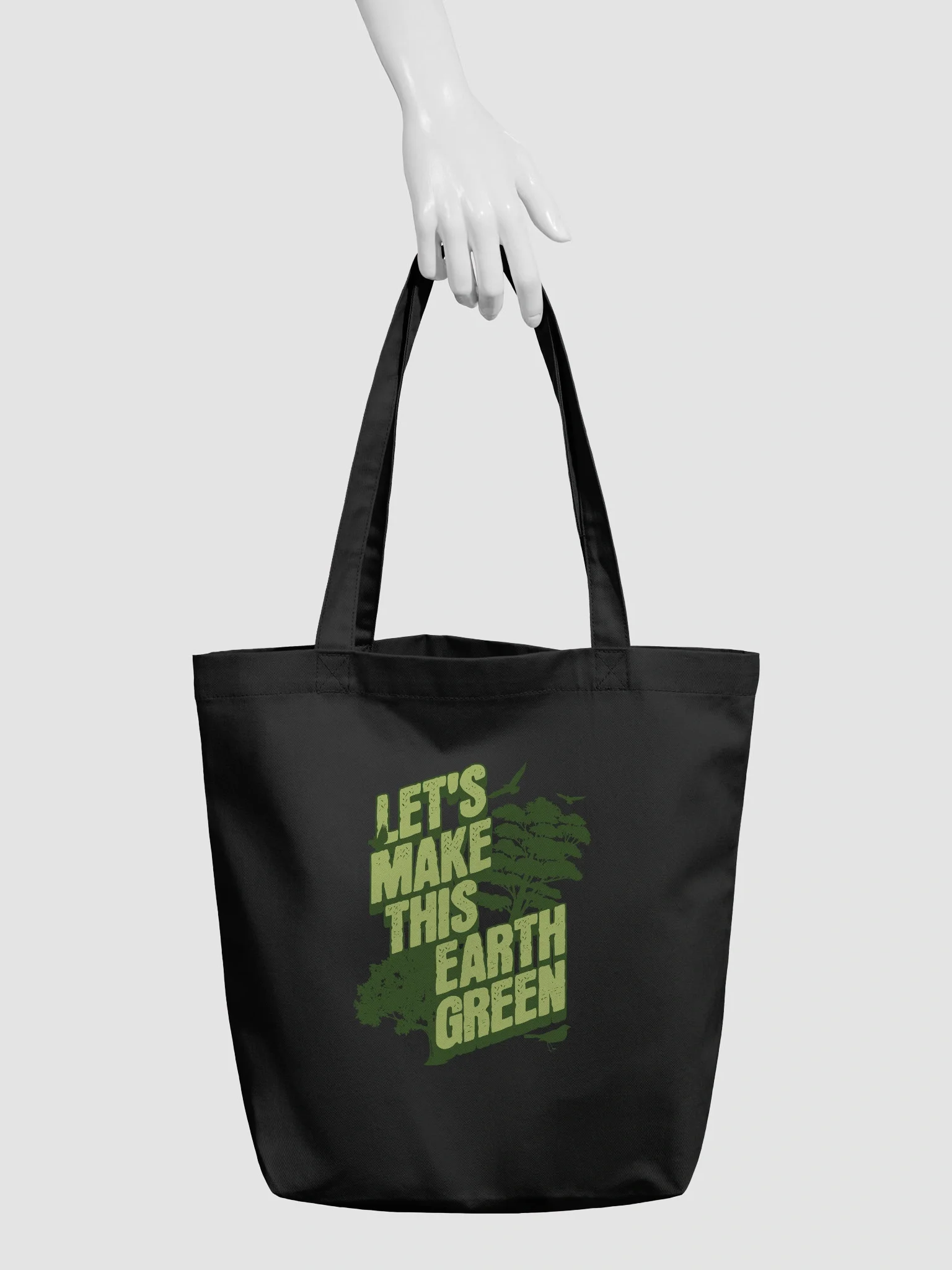 Eco-Friendly Tote Bag: Let's Make This Earth Green Together product image (6)
