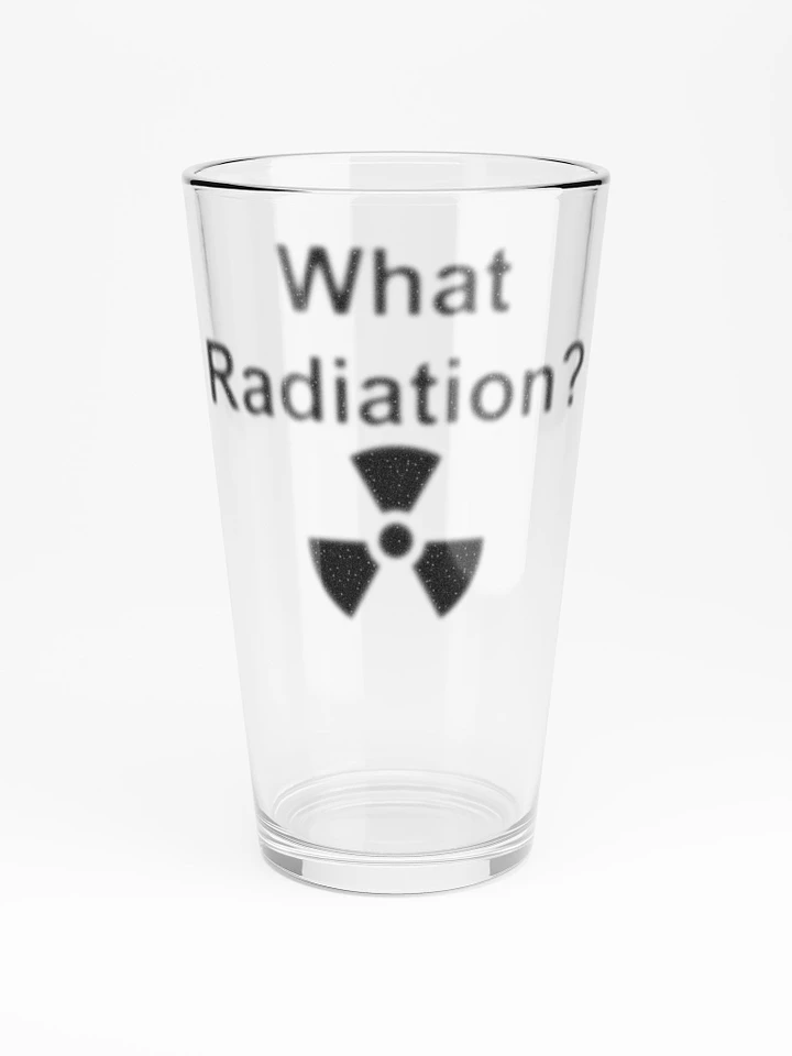 What Radiation? pint glass product image (1)