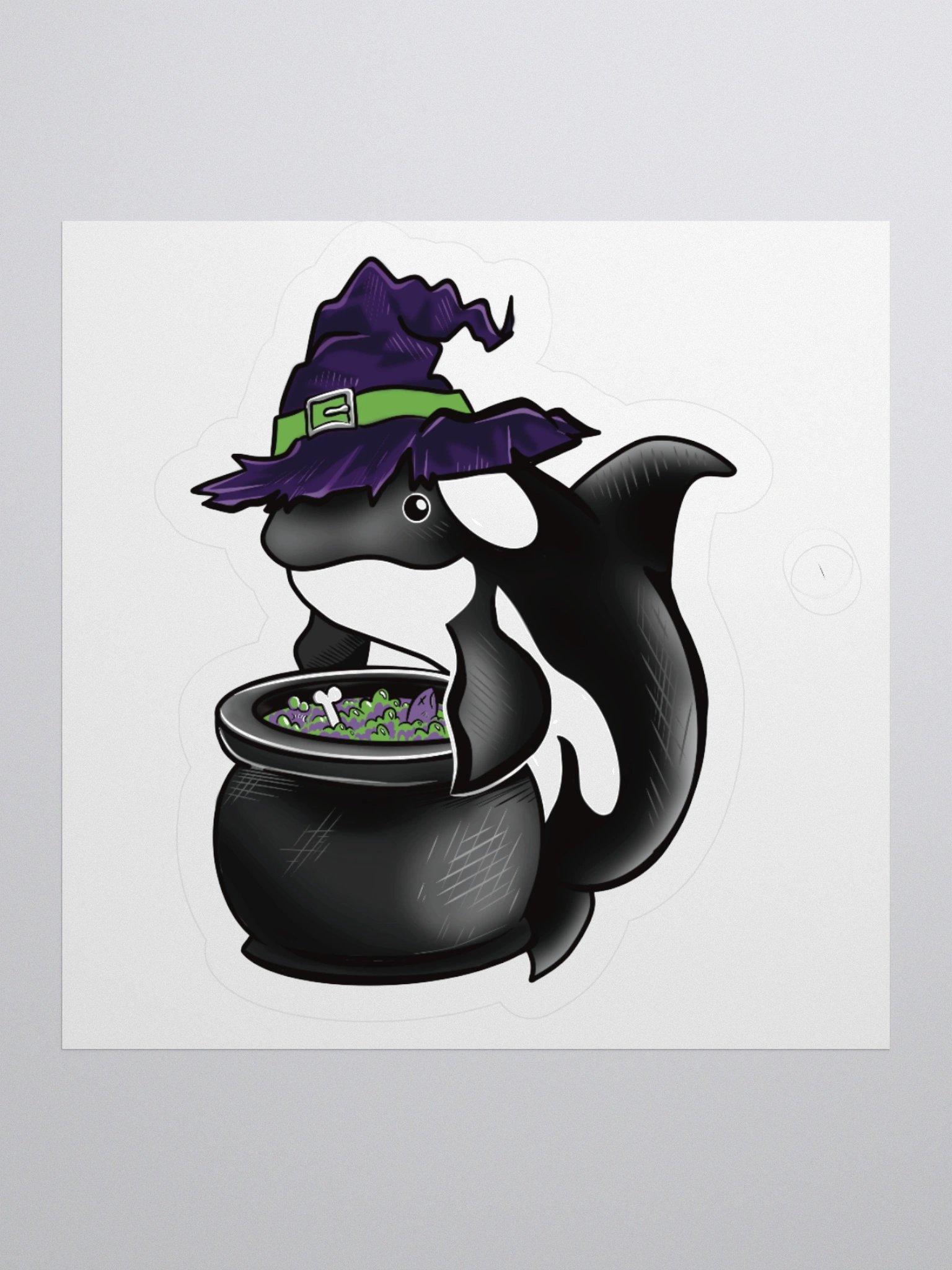 Orca Witch Sticker product image (3)