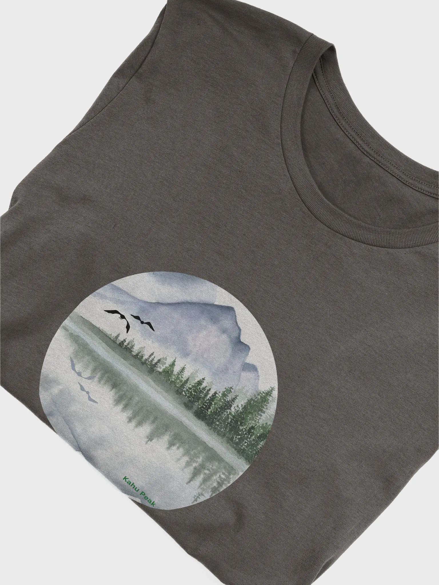 Mountain reflection lake scenic T-Shirt product image (3)