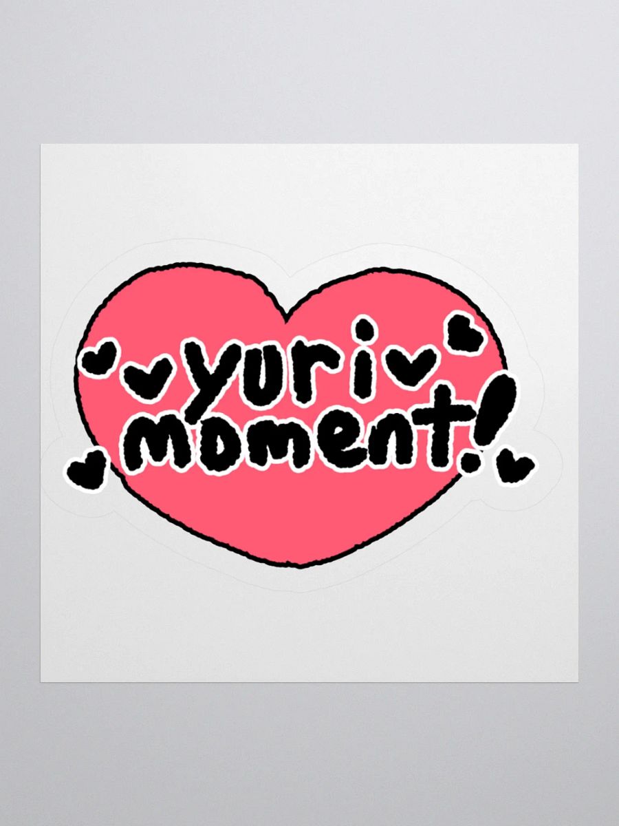YURI MOMENT Kiss Cut Sticker product image (1)