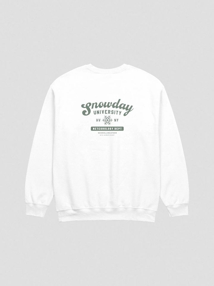 Snowday University crewneck - white product image (2)